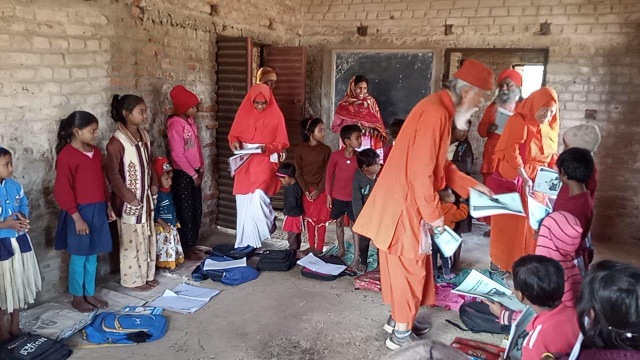 Class lessons in progress at Khatanga